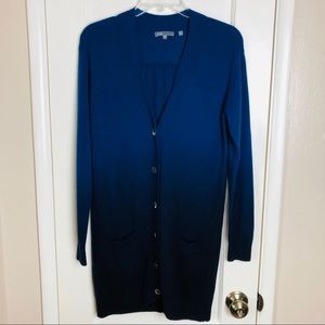Vince blue long cardigan